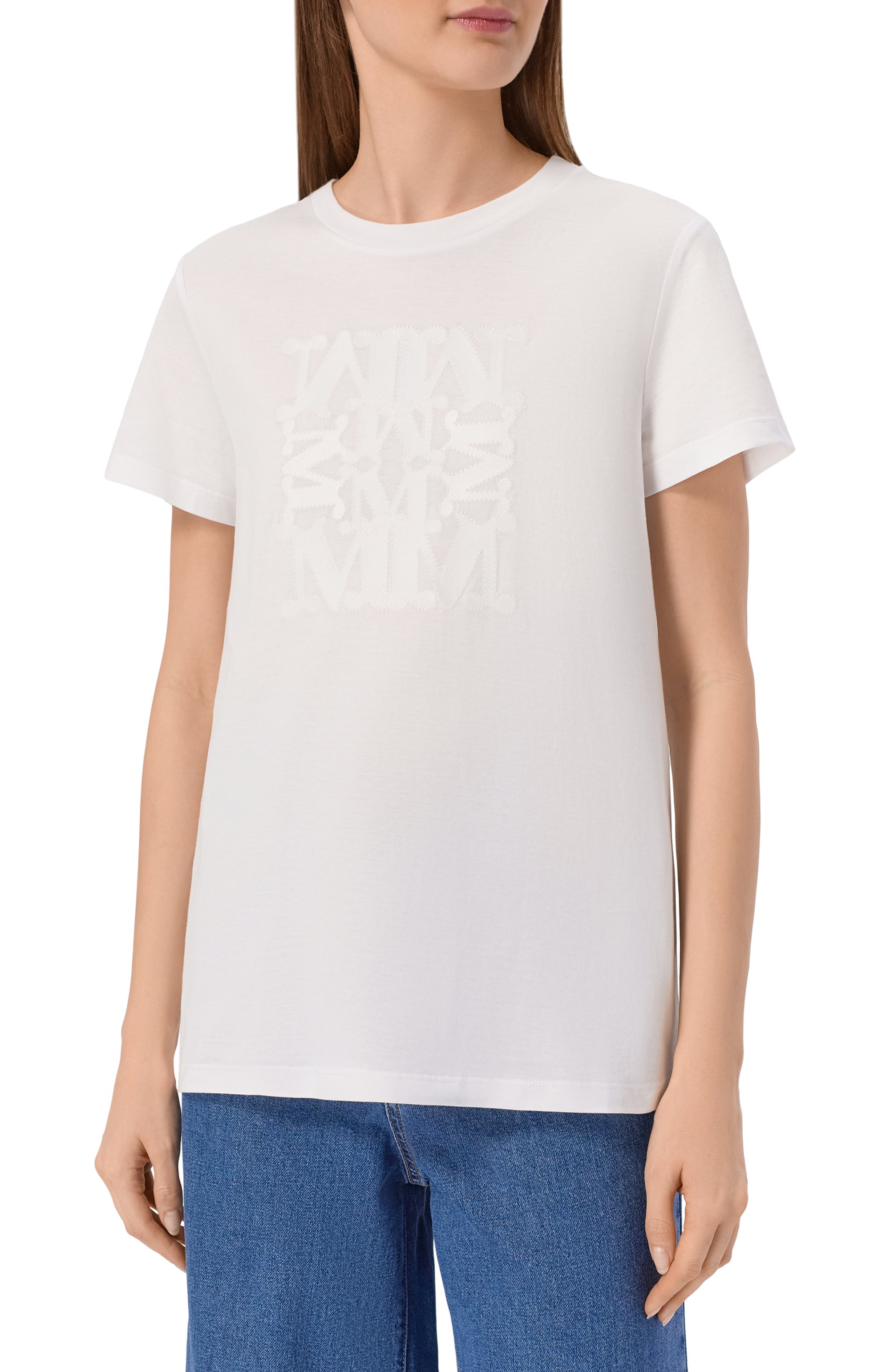 Хлопковая футболка MAX MARA, арт. MXMGI0VANE, фото 3