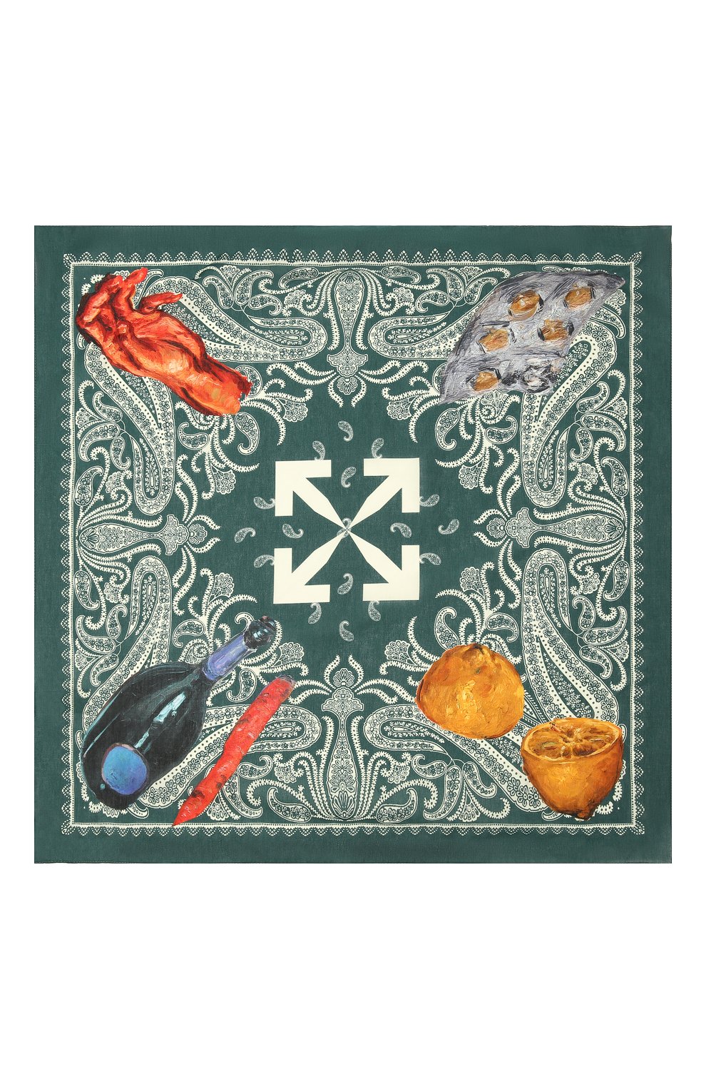 Хлопковая бандана OFF-WHITE, арт. 0MMB001F20FAB0055730, фото 3