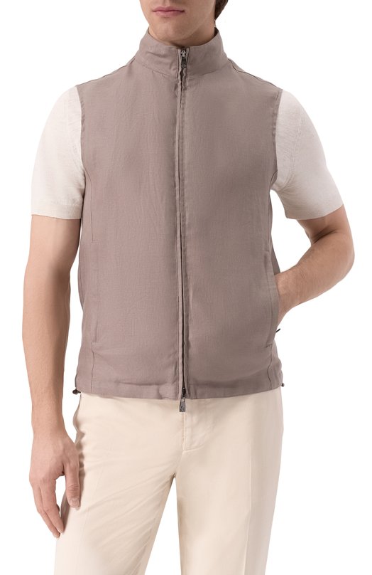 Двусторонний жилет Corneliani 25C5P8-2520153 Бежевый  25C5P8-2520153 Фото 3