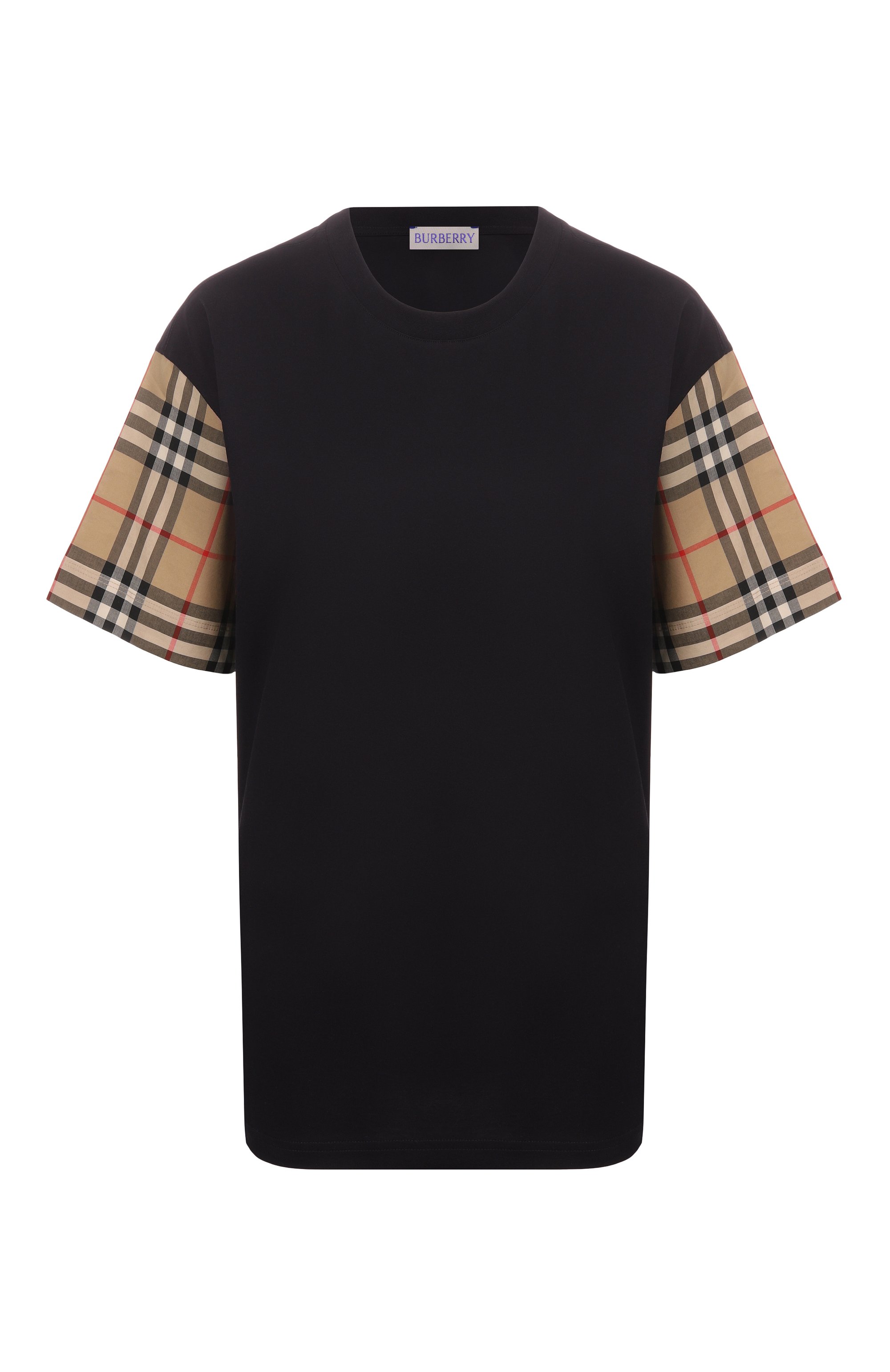 Хлопковая футболка BURBERRY, арт. 8073028, фото 1