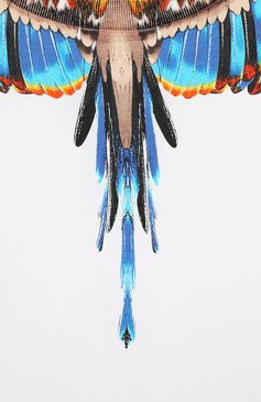 Детская хлопковая футболка MARCELO BURLON KIDS OF MILAN белого цвета, арт. CBAA002F21JER009 | Фото 3 (Материал внешний: Хлопок; Рукава: Короткие; Мальчики Кросс-КТ: Футболка-одежда; Драгоценные камни: Проставлено; Материал сплава: Проставлено; Ростовка одежда: 10 - 11 лет | 140 - 146см, 6 лет | 116 см, 8 лет | 128 см)