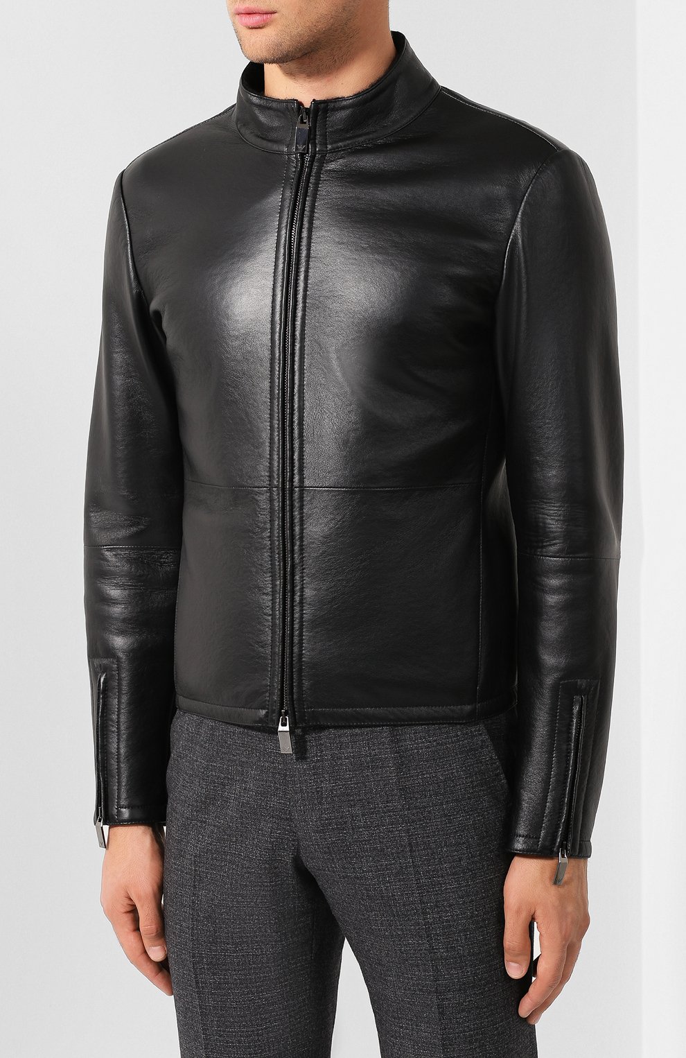 Кожаная куртка EMPORIO ARMANI, арт. 41R36P/41P37, фото 3