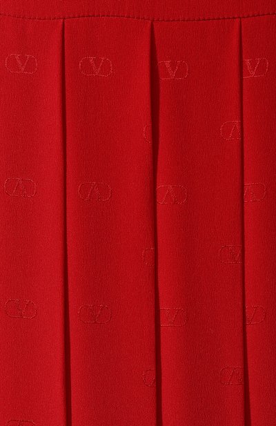 Шелковое платье VALENTINO красного цвета по цене 497500 руб., арт. SB3VAN354N6, фото 5 Шелковое платье VALENTINO, арт. SB3VAN354N6, фото 5
