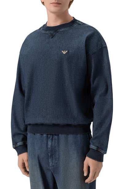 Хлопковый свитшот EMPORIO ARMANI, арт. EM006614/AF27722, фото 3
