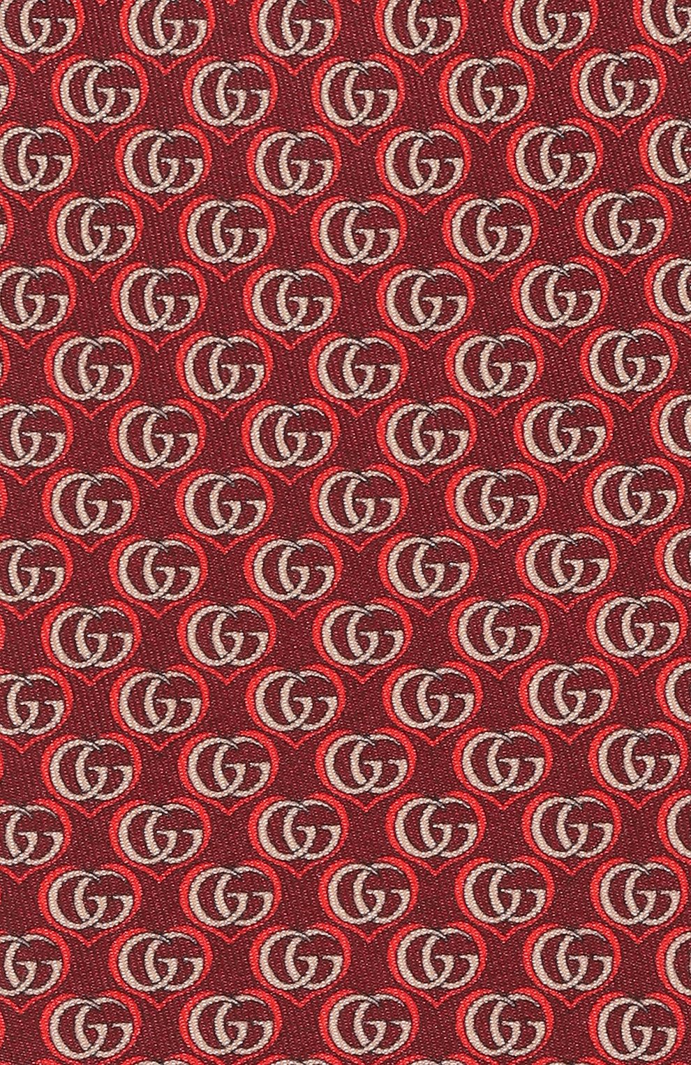 Шелковый галстук GUCCI красного цвета по цене 25920 руб., арт. 597236 4E001, фото 4 Шелковый галстук GUCCI, арт. 597236 4E001, фото 4
