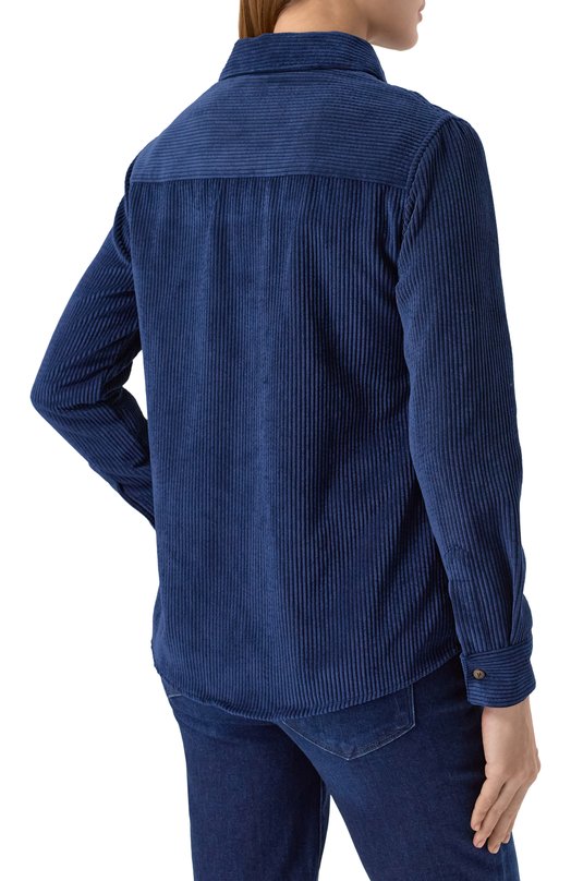 Вельветовая рубашка MC2 Saint Barth DEER/01773G Синий  DEER/01773G Фото 4