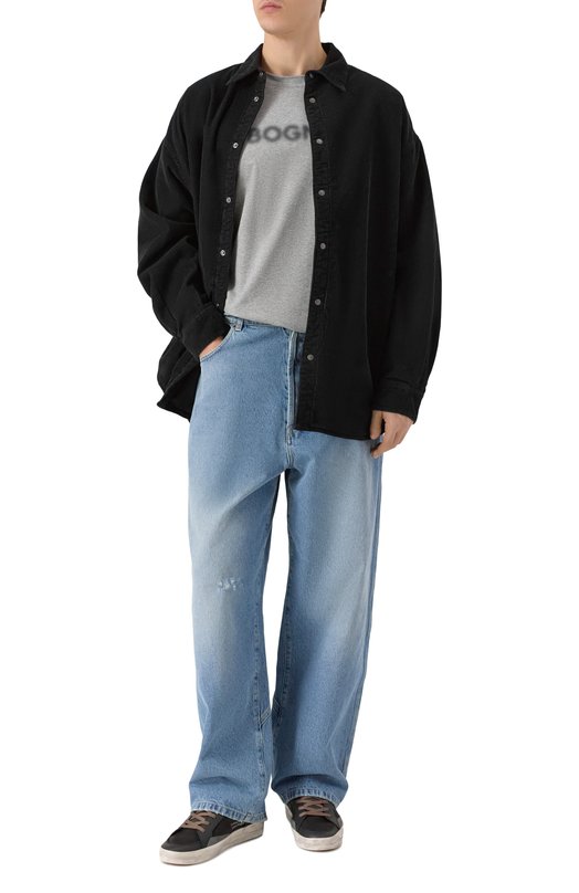 Кожаные кеды SK8 Delu Crime London 11102AA8 Чёрный  11102AA8 Фото 2