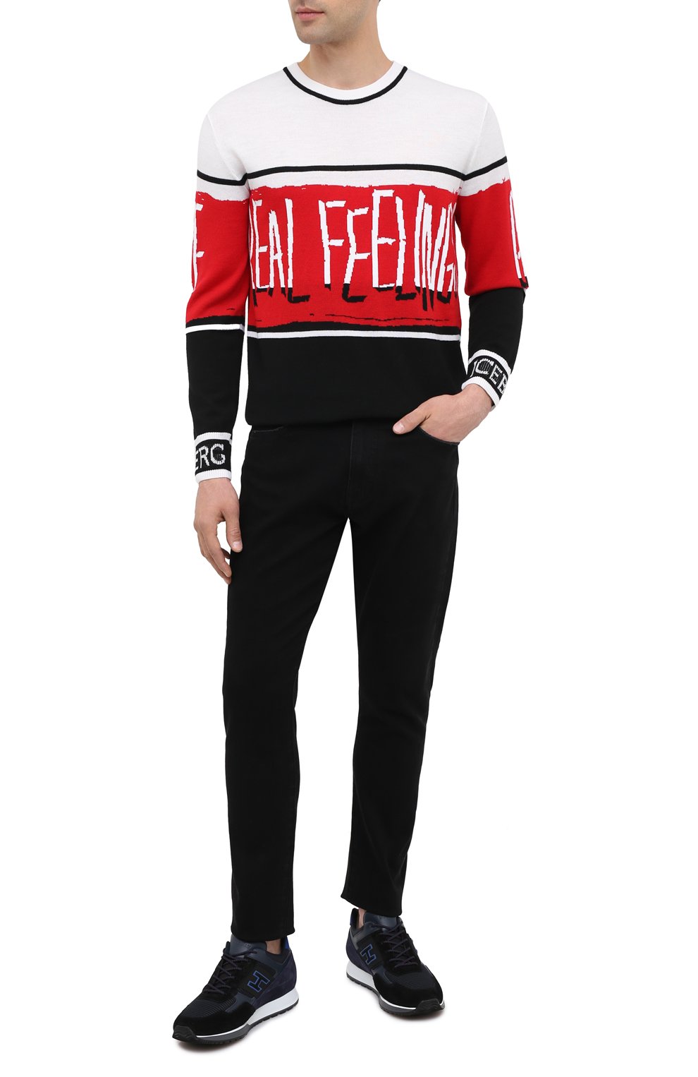 Комбинированные кроссовки HOGAN, арт. HXM3210K79009M, фото 2