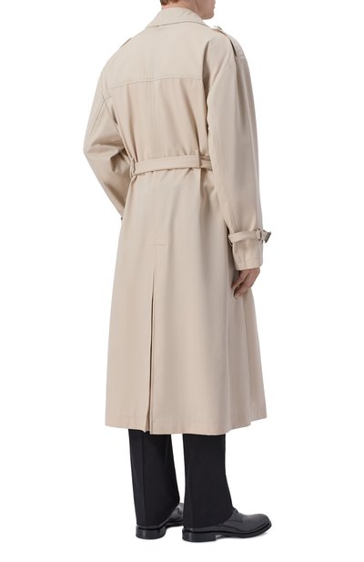 Тренч DOLCE & GABBANA светло-бежевого цвета по цене 484000 руб., арт. G057JT/HUMVM, фото 4 Тренч DOLCE & GABBANA, арт. G057JT/HUMVM, фото 4