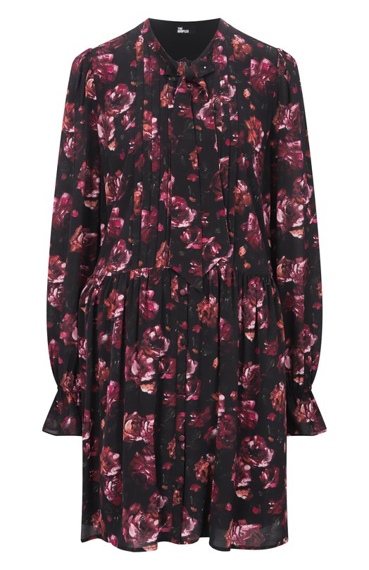 Платье из вискозы и шелка The Kooples FR0B31109K Разноцветный FR0B31109K