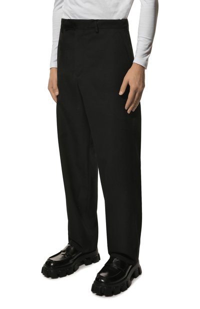 Шерстяные брюки PRADA, арт. SPH177-1XTO-F0002-221, фото 3