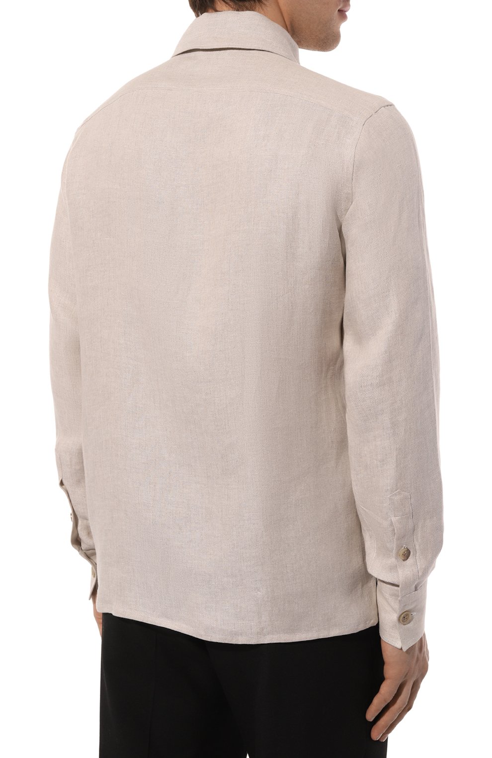 Льняная рубашка ELEVENTY PLATINUM, арт. G75CAMF07 TES0G079, фото 4