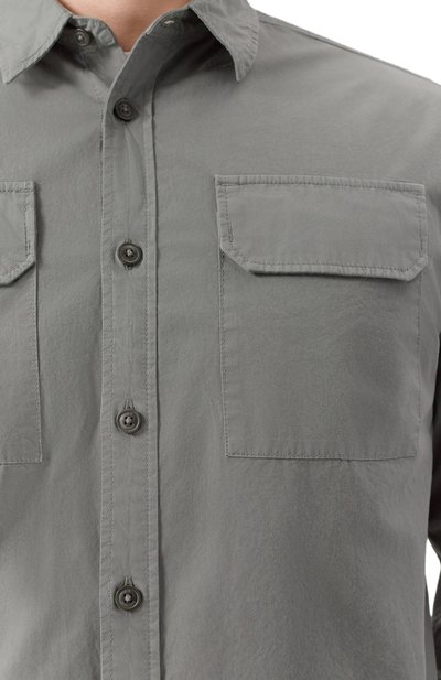 Хлопковая рубашка C.P. COMPANY, арт. 18CMSH140A110143G, фото 5