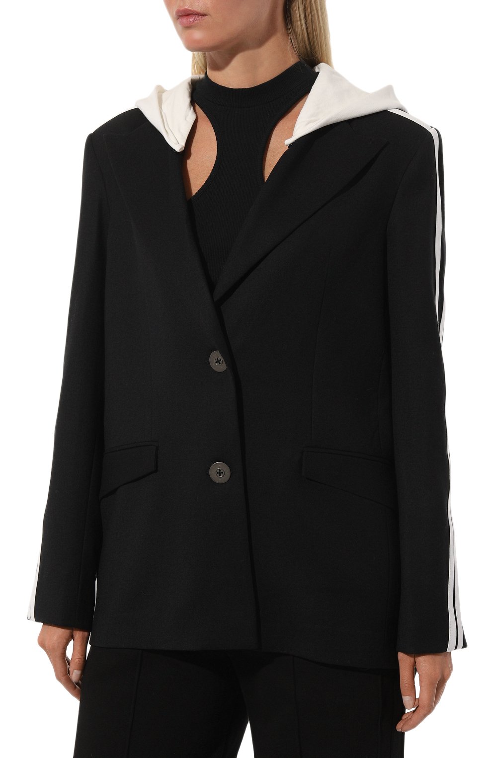 Шерстяной жакет WHO_AM, арт. FJ2-SV231-BLK, фото 3