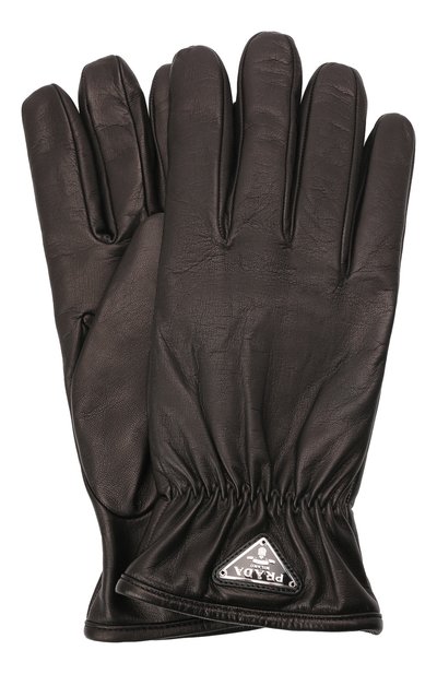 Мужские кожаные перчатки PRADA, арт. 2GG125-038-F0002