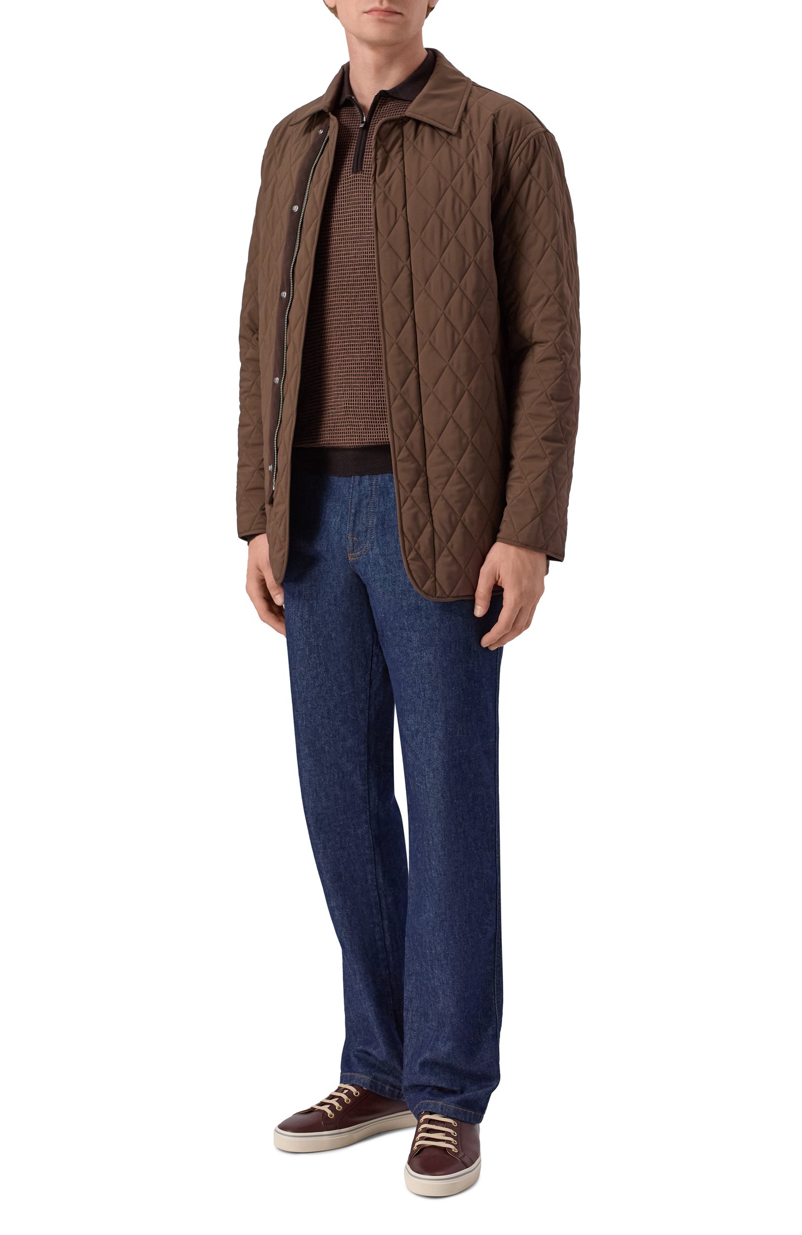 Поло из шерсти и шелка CORNELIANI, арт. 28M587/2A25144, фото 2