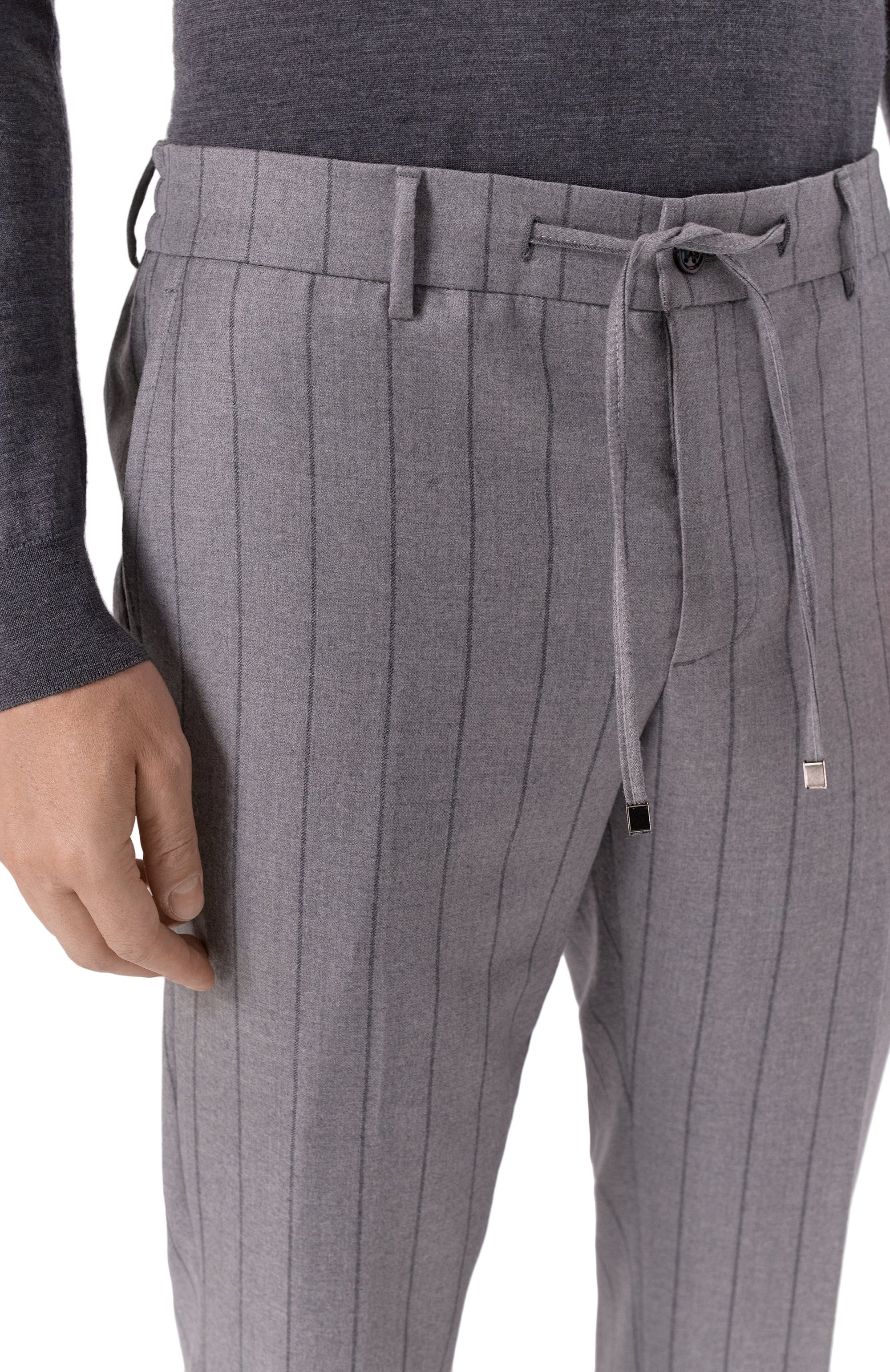 Шерстяные брюки BERWICH серого цвета по цене 44000 руб., арт. SPIAGGIA 20/AN1277, фото 5 Шерстяные брюки BERWICH, арт. SPIAGGIA 20/AN1277, фото 5