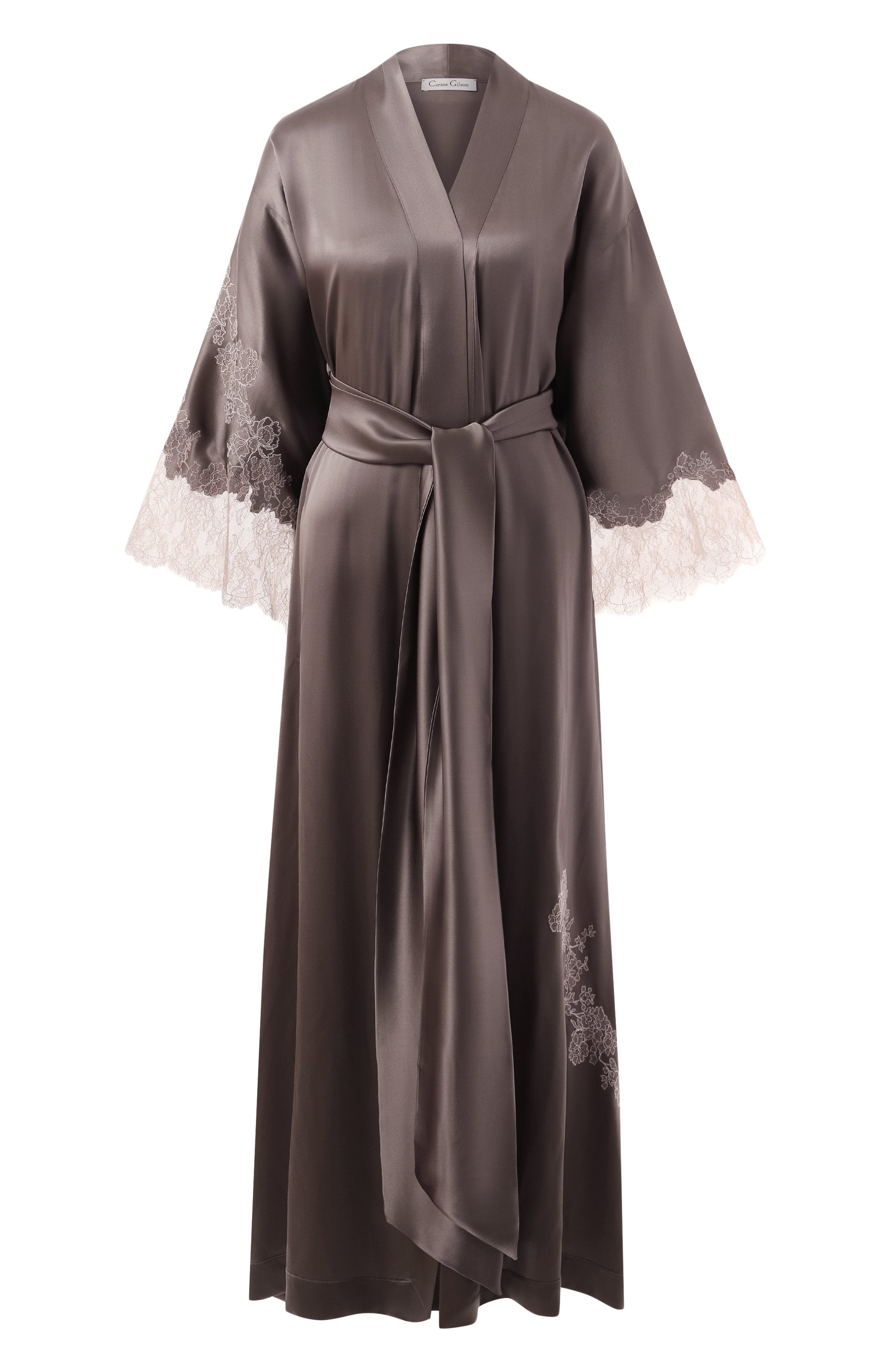 Шелковый халат CARINE GILSON, арт. EL0168DS, фото 1