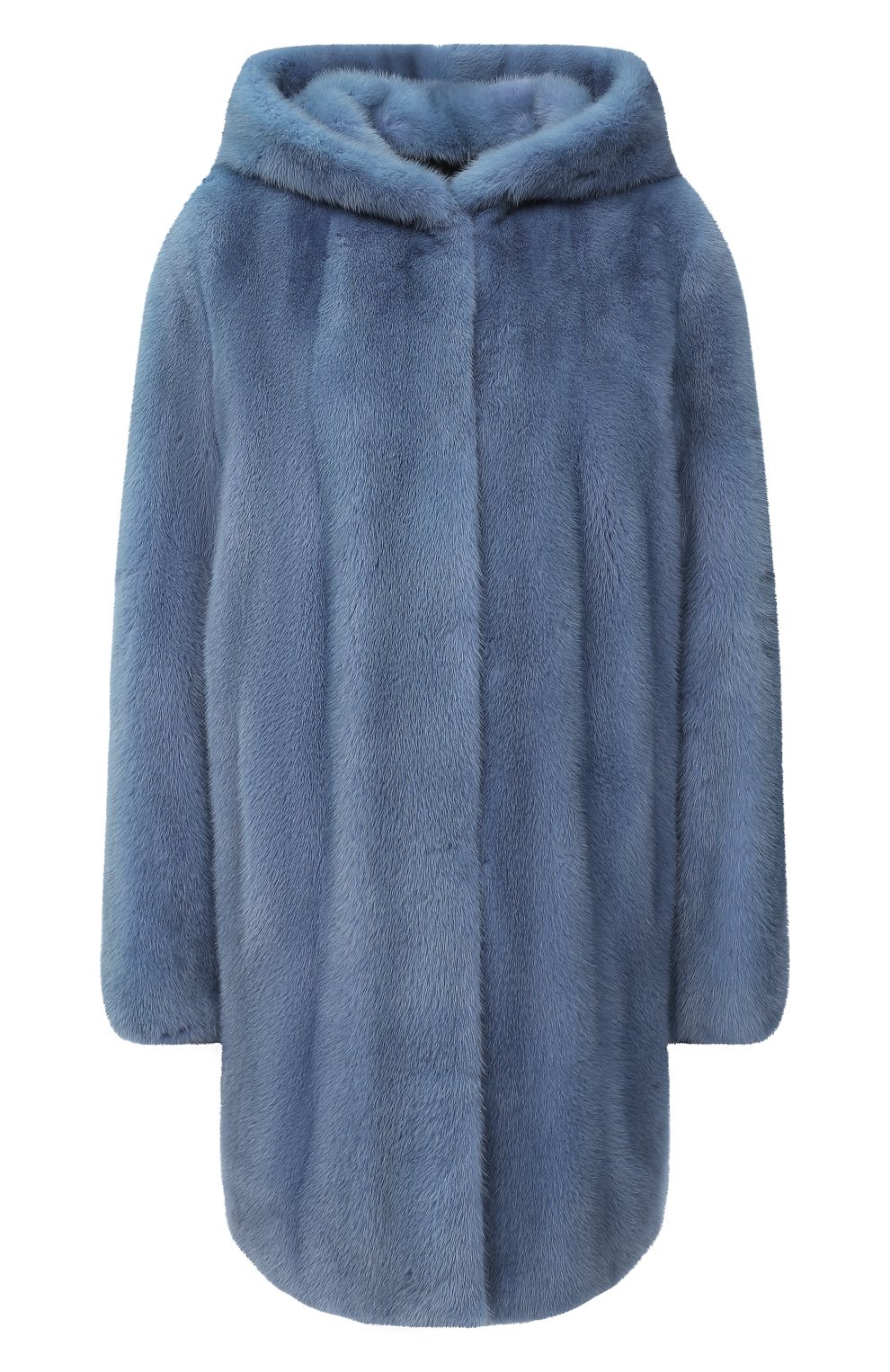 Шуба из меха норки с капюшоном YVES SALOMON, арт. 9WYM27585VMLX, фото 1