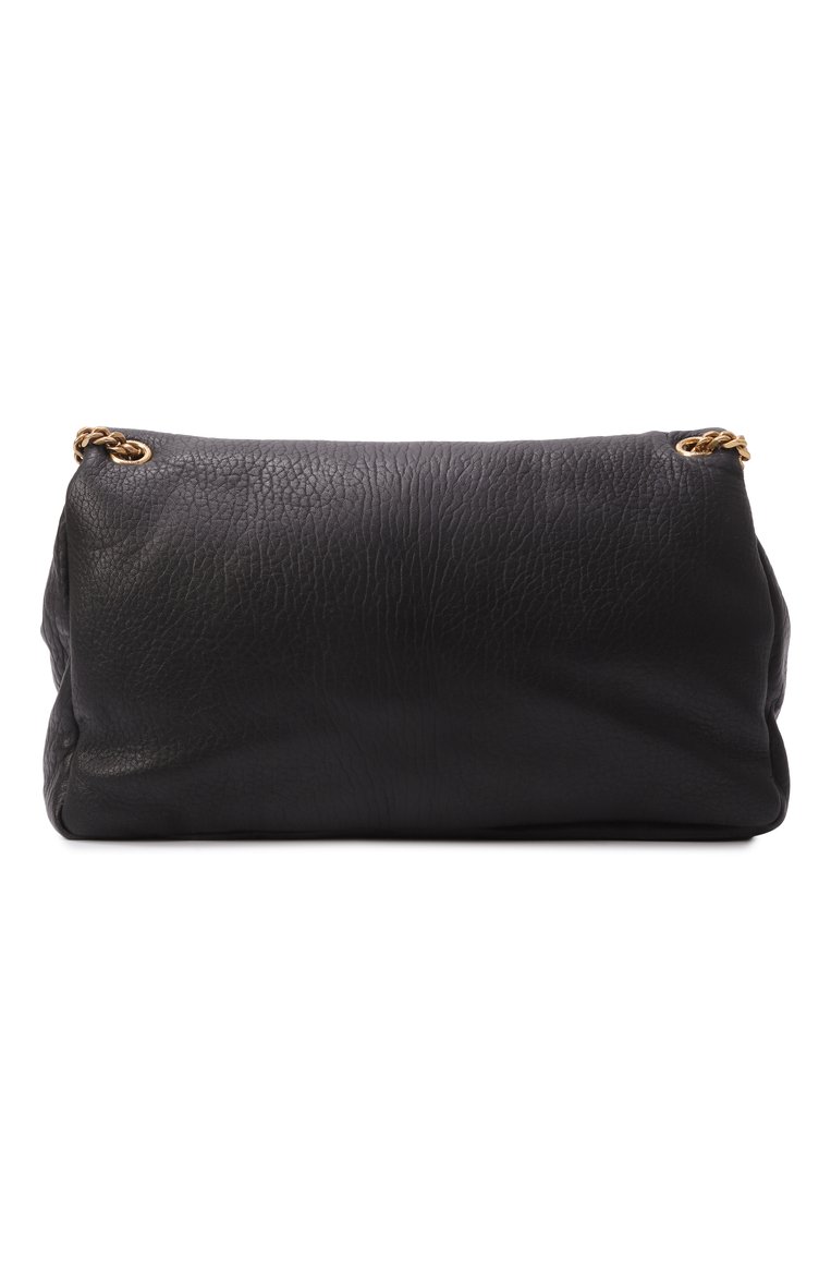Женская сумка calypso large SAINT LAURENT черного цвета, арт. 777399/AACYT | Фото 6 (Материал: Натуральная кожа; Размер: large; Ремень/цепочка: На ремешке)