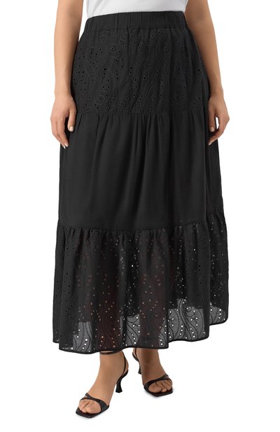 Хлопковая юбка PERSONA BY MARINA RINALDI, арт. CALLE, фото 3