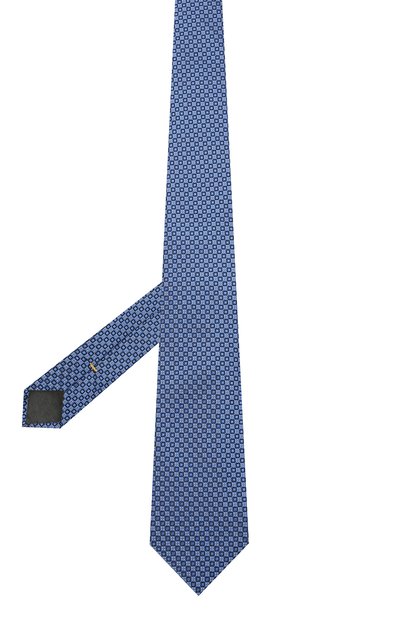 Шелковый галстук CANALI синего цвета по цене 14650 руб., арт. 18/HJ03077, фото 2 Шелковый галстук CANALI, арт. 18/HJ03077, фото 2