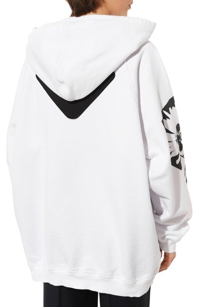 Хлопковое худи PRADA, арт. 134629-1YUA-F0964-211, фото 4