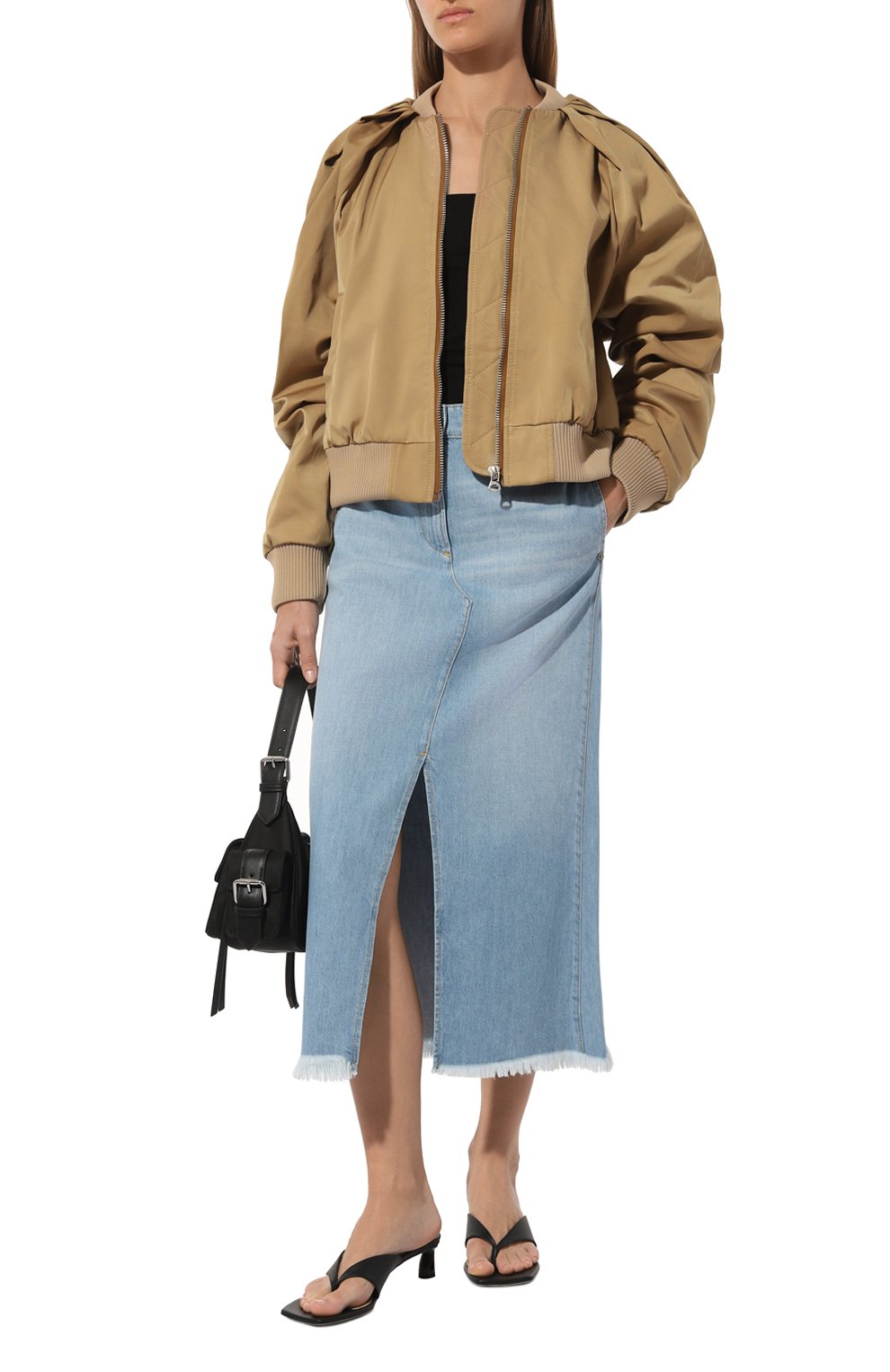 Бомбер RED SEPTEMBER бежевого цвета по цене 45000 руб., арт. 324.02.55.03.1, фото 2 Бомбер RED SEPTEMBER, арт. 324.02.55.03.1, фото 2