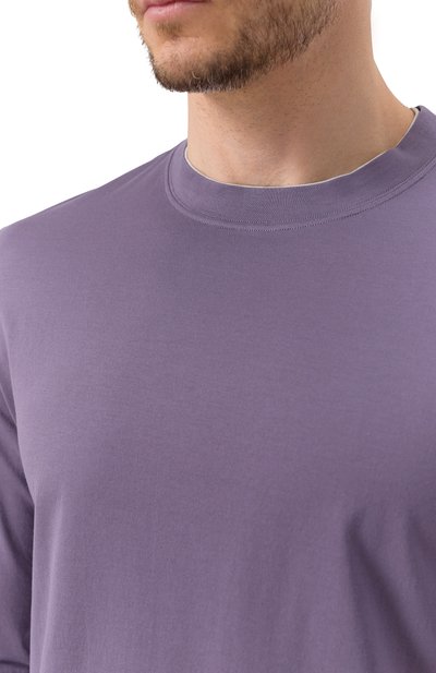 Хлопковый лонгслив BRUNELLO CUCINELLI, арт. M0B137433, фото 5