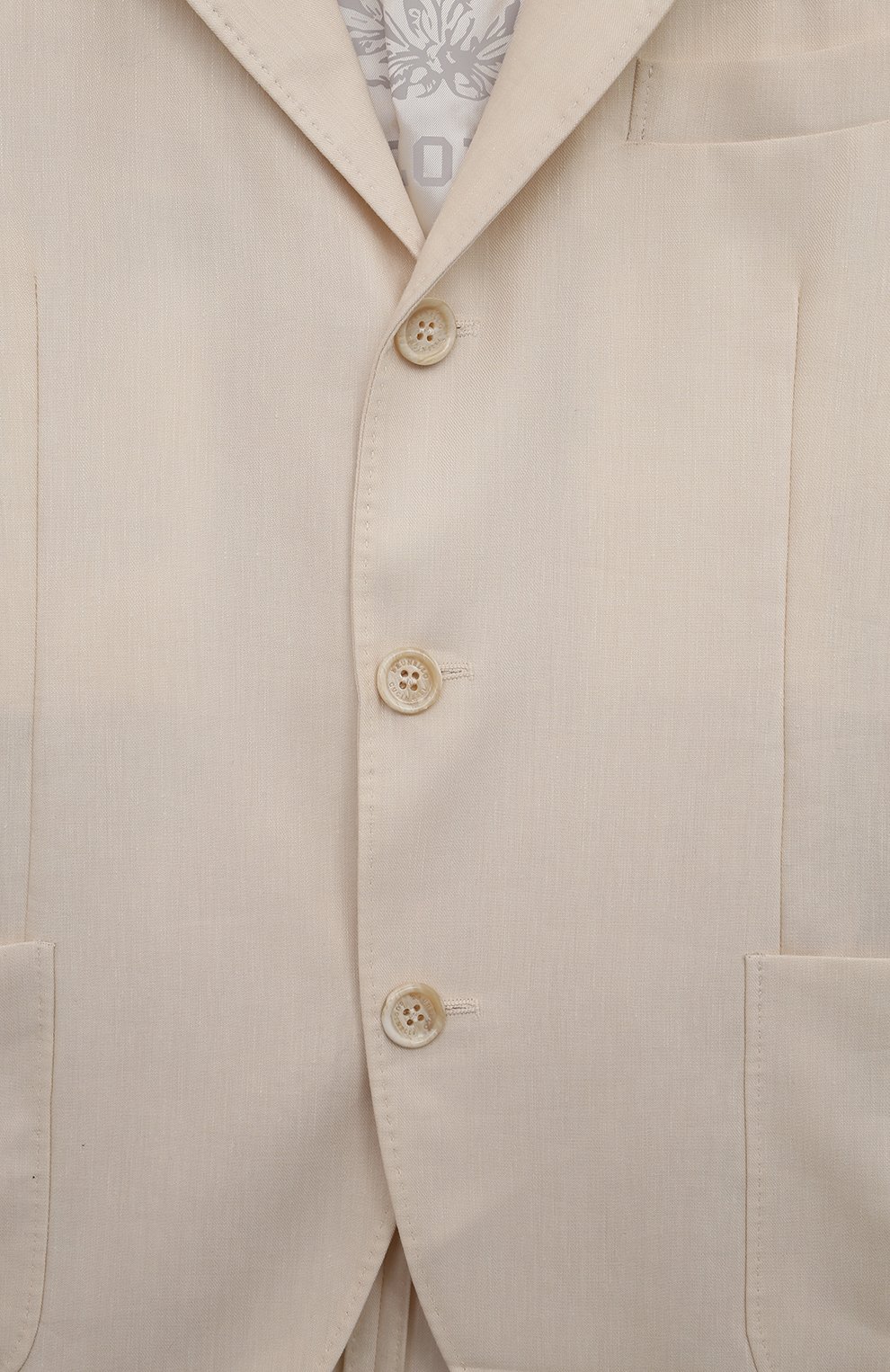 Пиджак изо льна и шерсти BRUNELLO CUCINELLI, арт. BS46BH045C, фото 3