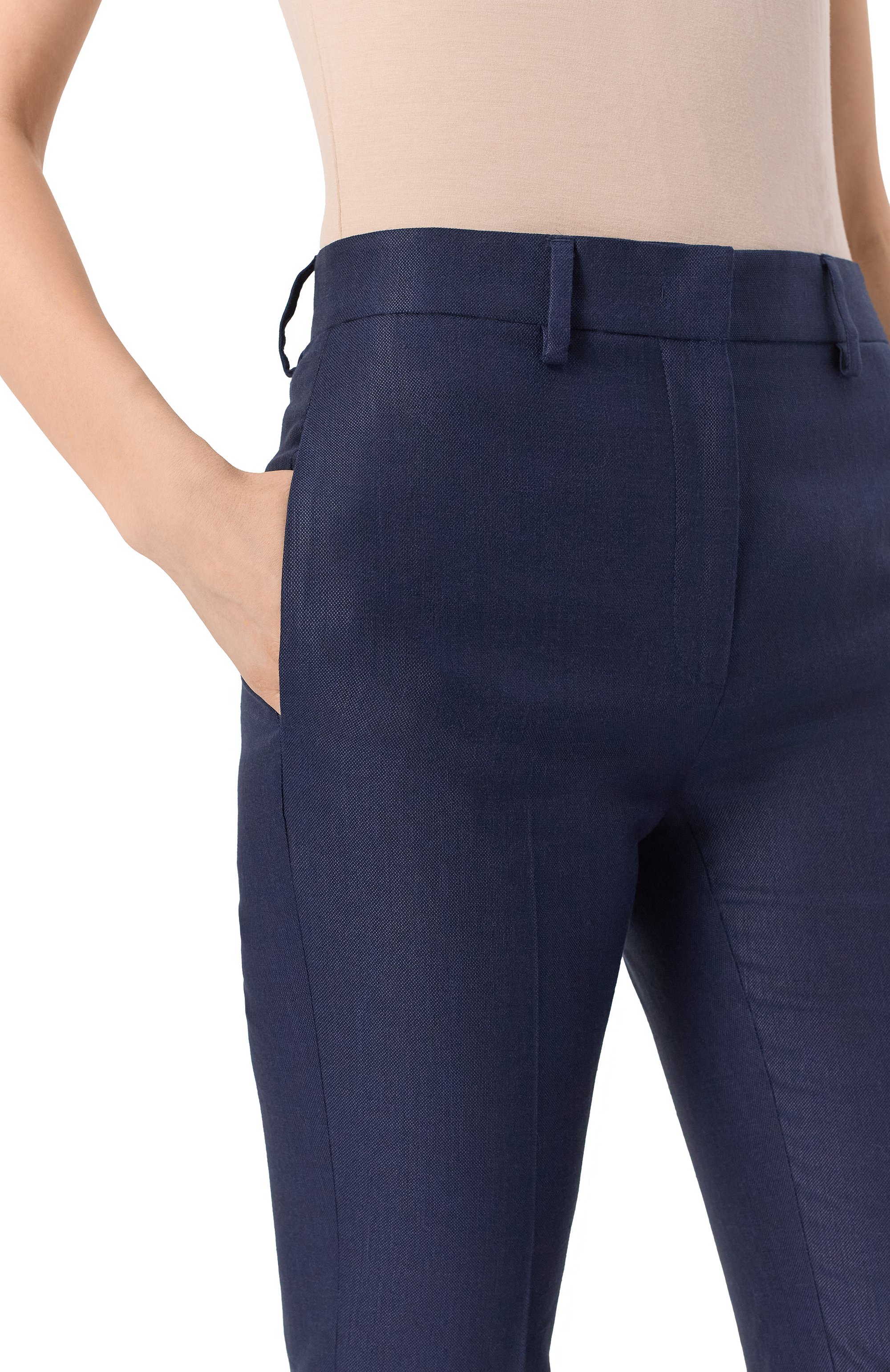 Брюки изо льна и шелка MVST, арт. 25E/X2P/0/B021/5546, фото 5