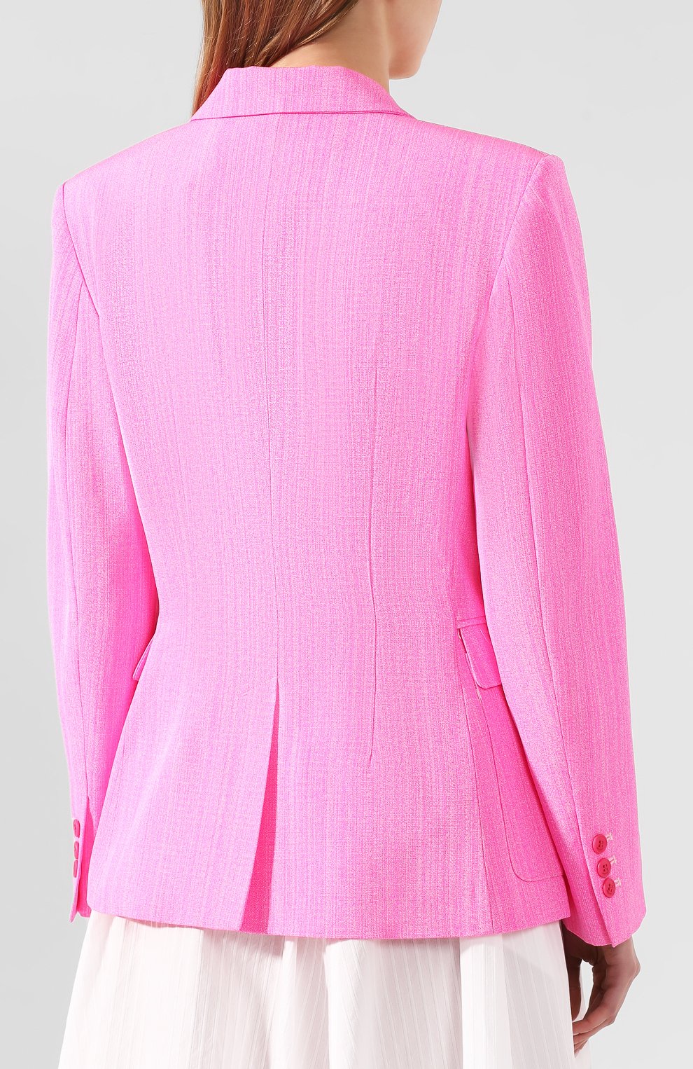 Жакет из смеси шелка и вискозы JACQUEMUS, арт. 201JA04/08450, фото 4