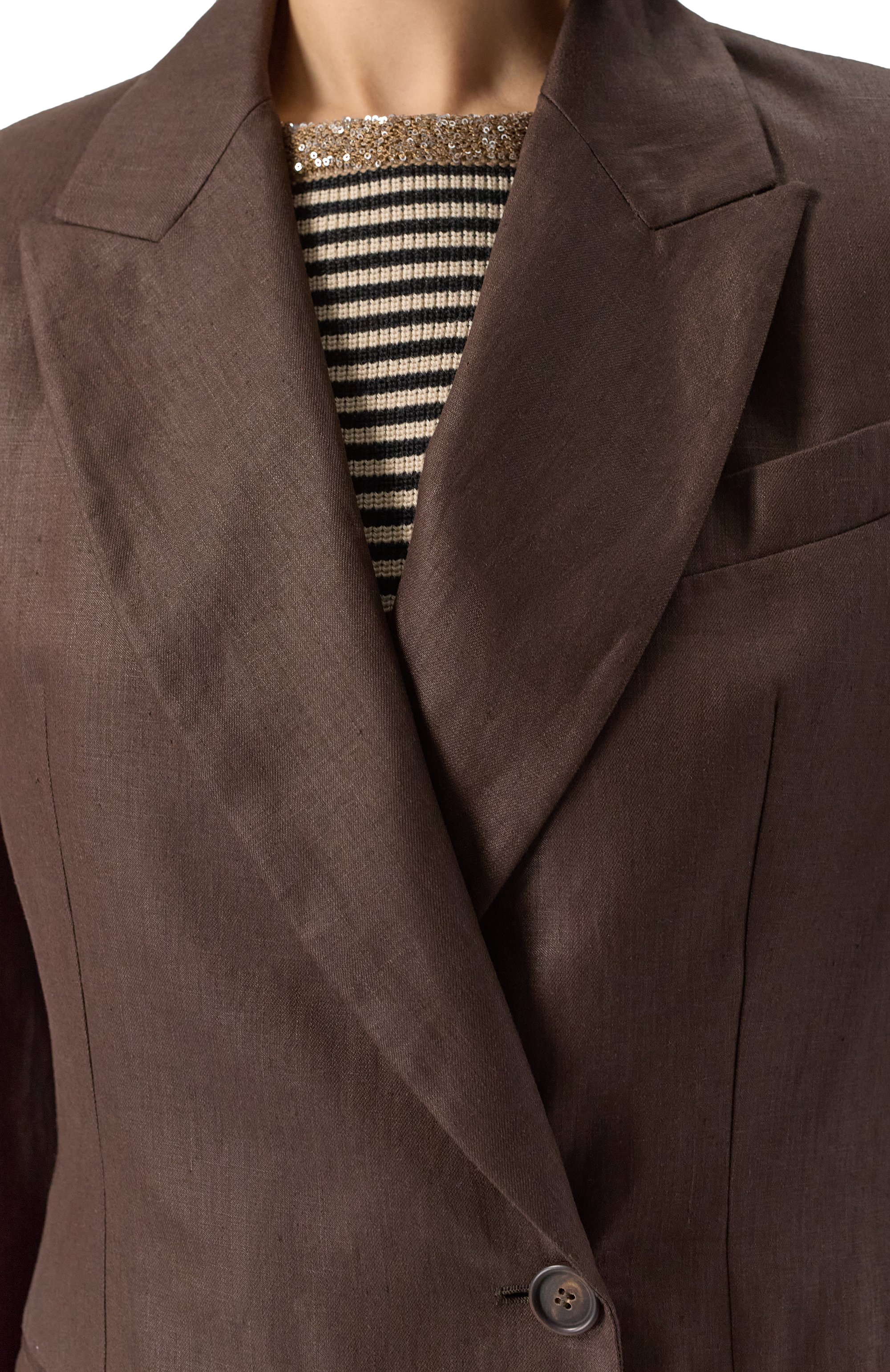 Льняной жакет BRUNELLO CUCINELLI, арт. ML1427261, фото 5