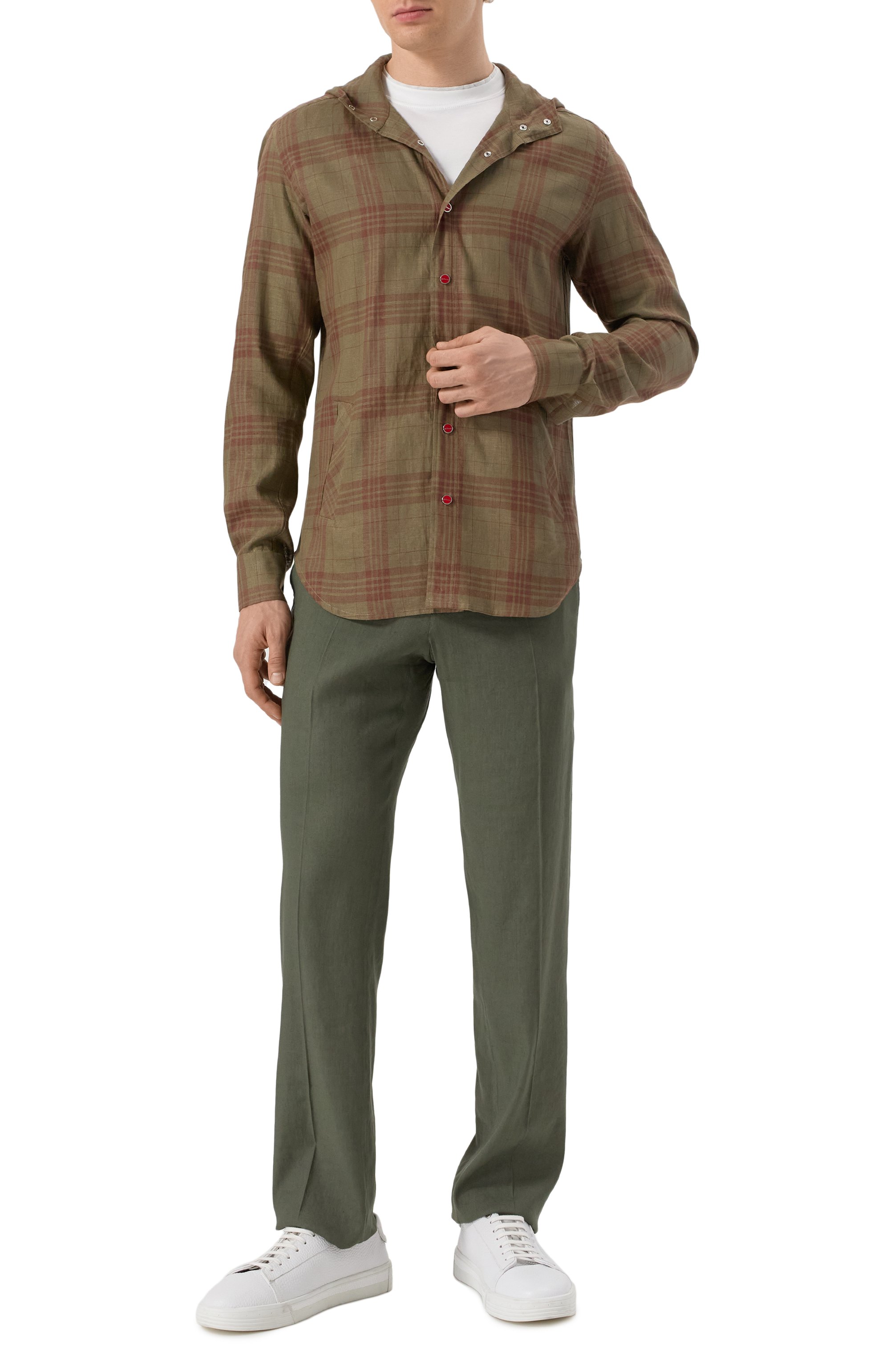 Брюки изо льна и вискозы STEFANO RICCI, арт. M1T3200283/LVI01S, фото 2