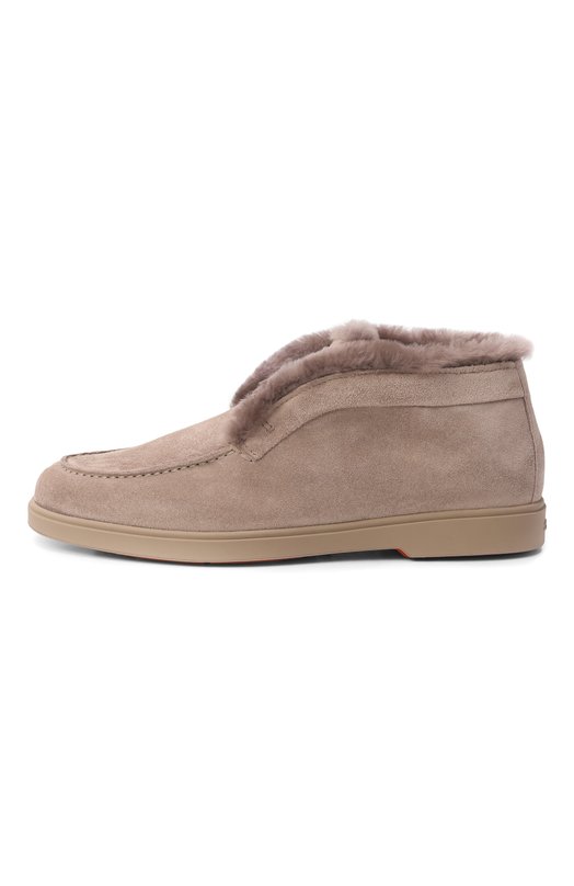 Замшевые ботинки Yalta Santoni WUYG58457TTGAPFR Бежевый  WUYG58457TTGAPFR Фото 4