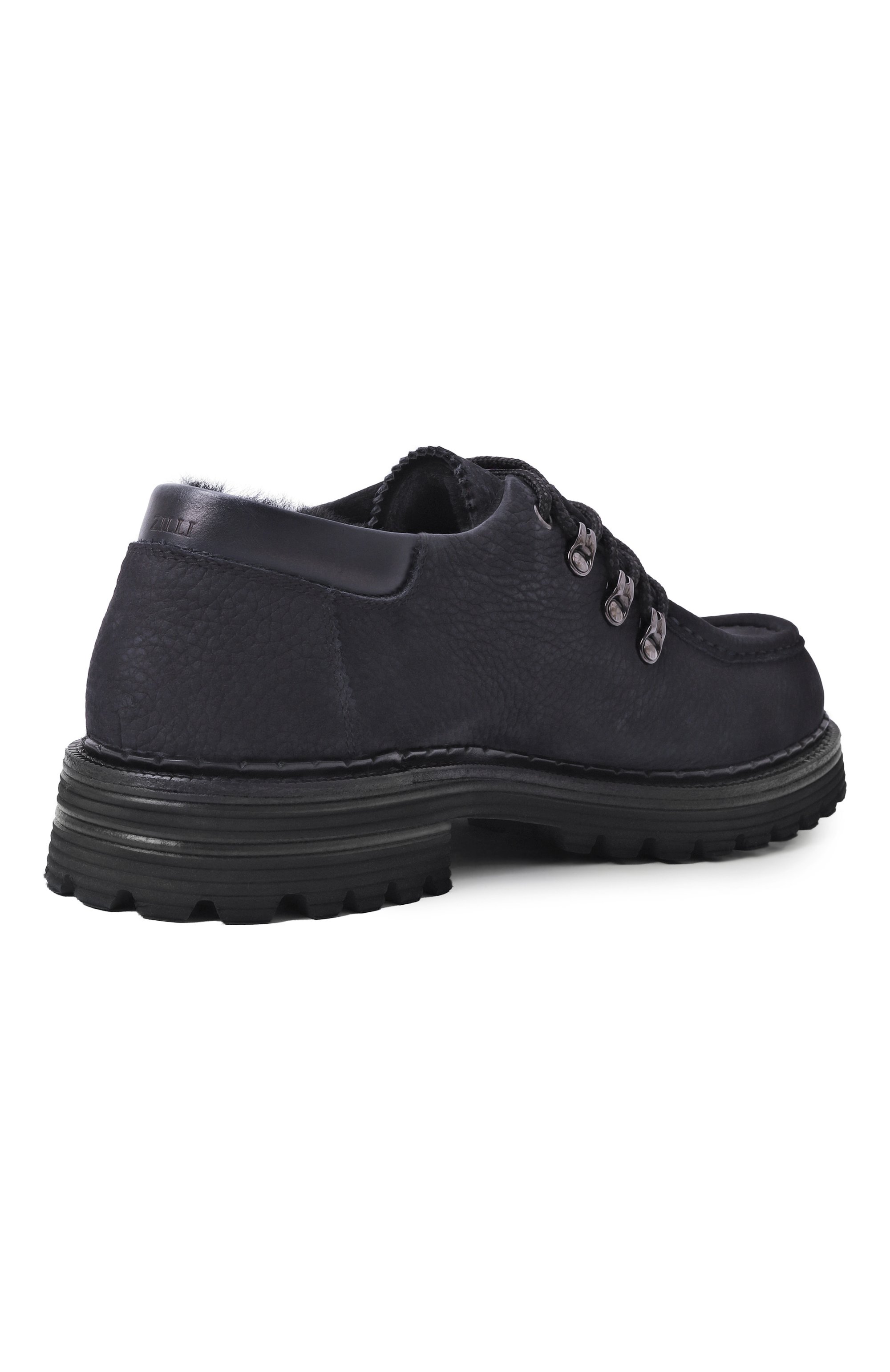 Ботинки из нубука ZILLI, арт. H0152AM1085VSTJ01, фото 5