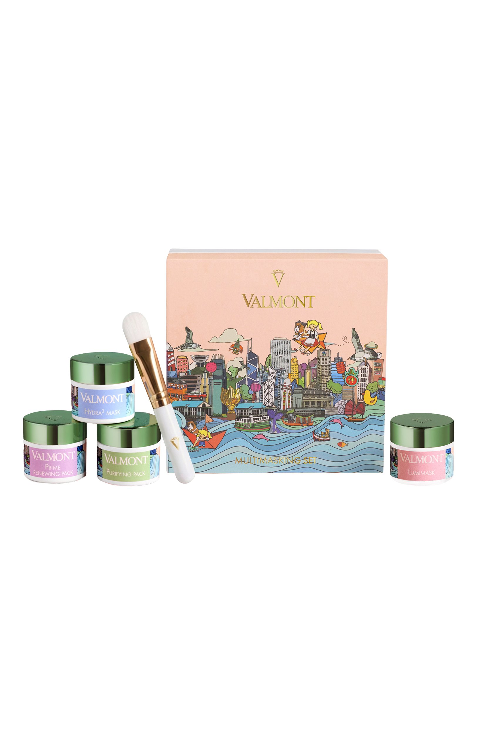 Набор масок для лица с кистью 2026 multimasking set (4x15ml) VALMONT, арт. 706181, фото 1