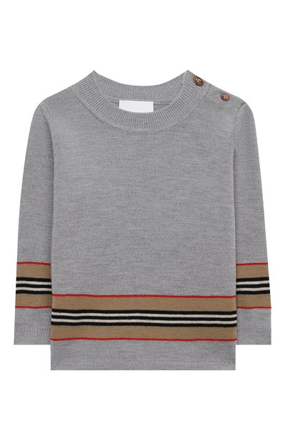 Шерстяной пуловер BURBERRY, арт. 8033036, фото 1