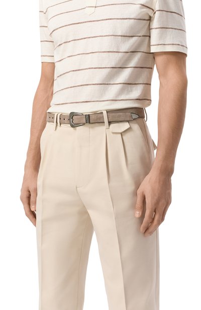 Замшевый ремень BRUNELLO CUCINELLI, арт. MAUPH210, фото 2