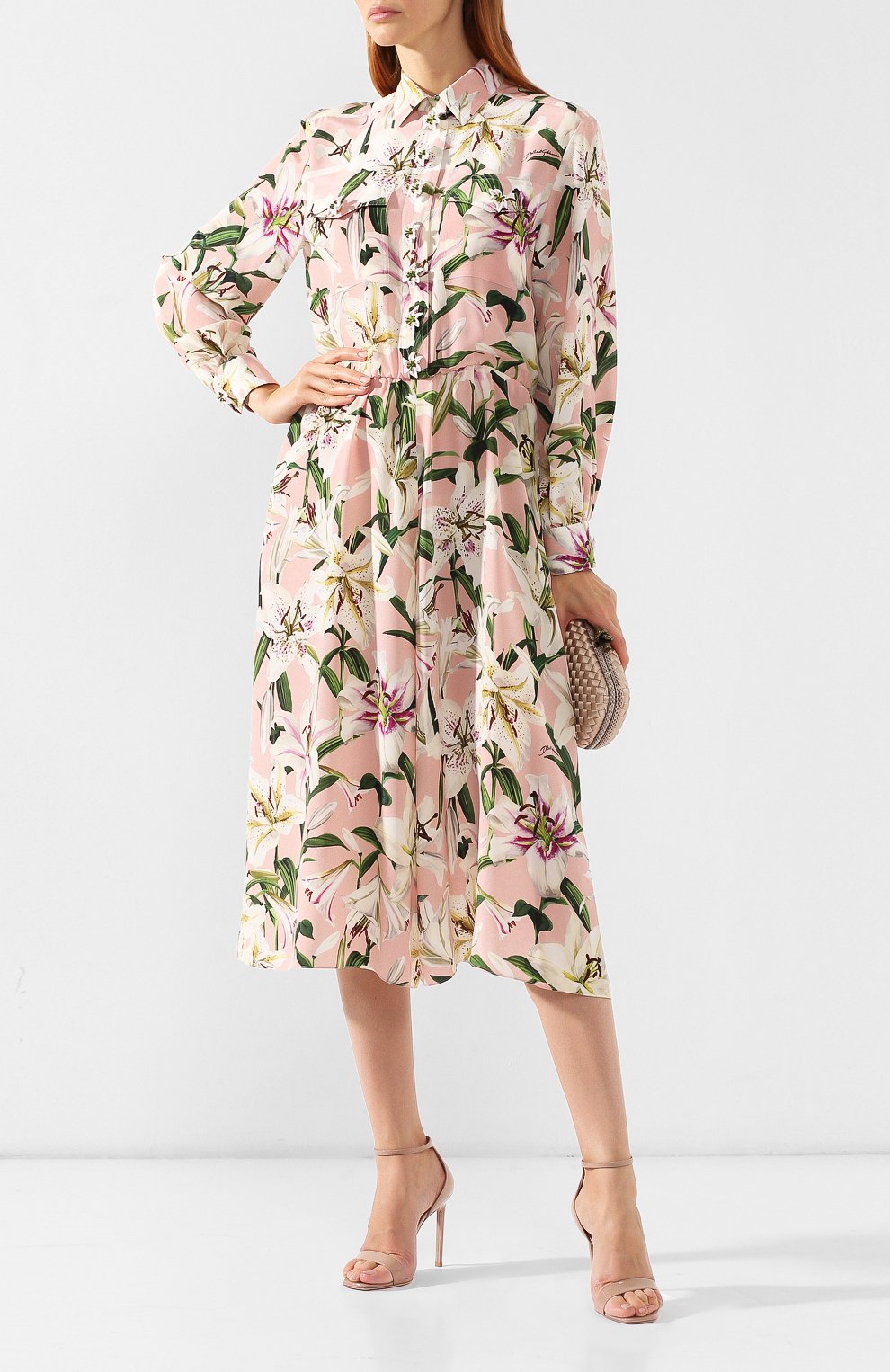 Шелковый комбинезон DOLCE & GABBANA, арт. F6E3ZZ/HS15F, фото 2