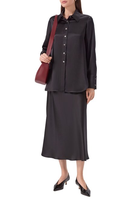 Женские кожаные туфли babouche LE MONDE BERYL, арт. BKT-NPL-BLA