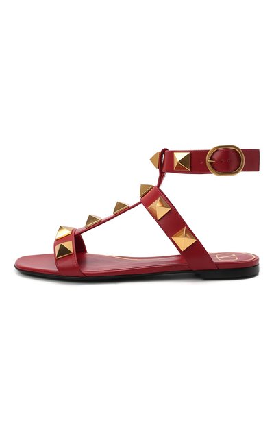 Кожаные сандалии roman stud VALENTINO, арт. WW2S0BU8/ZWM, фото 4