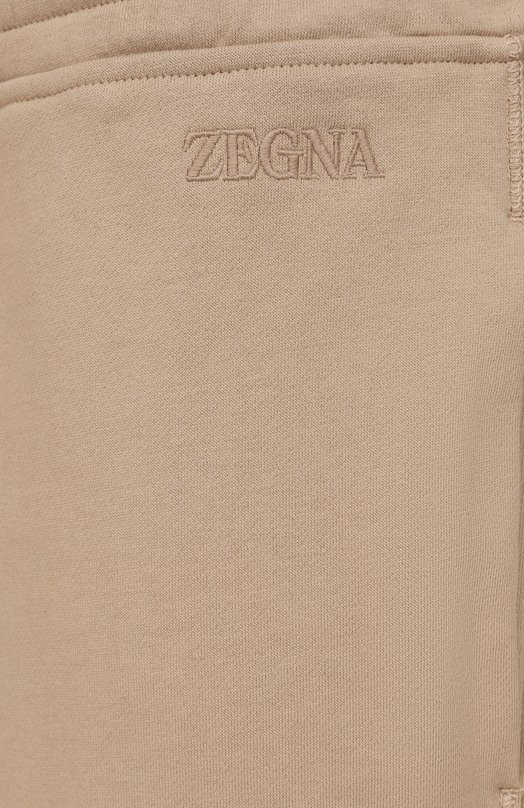 Хлопковые шорты Zegna N6N10/194 Бежевый  N6N10/194 Фото 6