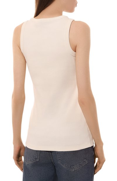 Хлопковая майка BOSS ORANGE, арт. 50527580, фото 4