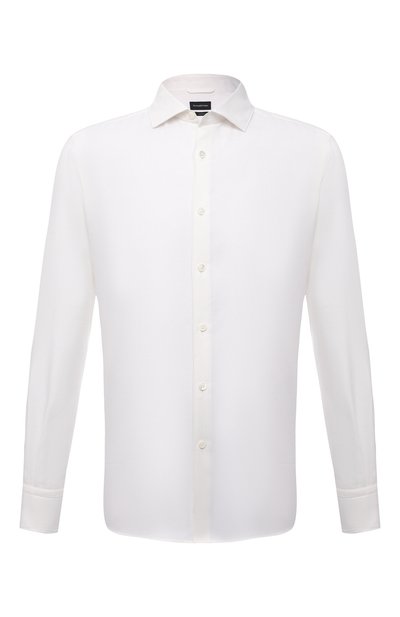 Сорочка из хлопка и кашемира ZEGNA, арт. UVX44/SRF5, фото 1