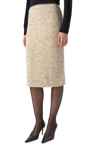 Шерстяная юбка BOTTEGA VENETA, арт. 793108/V5LV0, фото 3