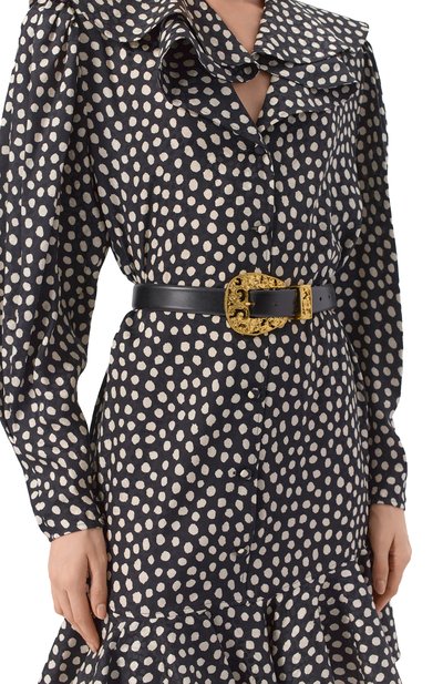 Кожаный ремень DEHANCHE, арт. VERSAILLE G0LD/LEATHER, фото 2