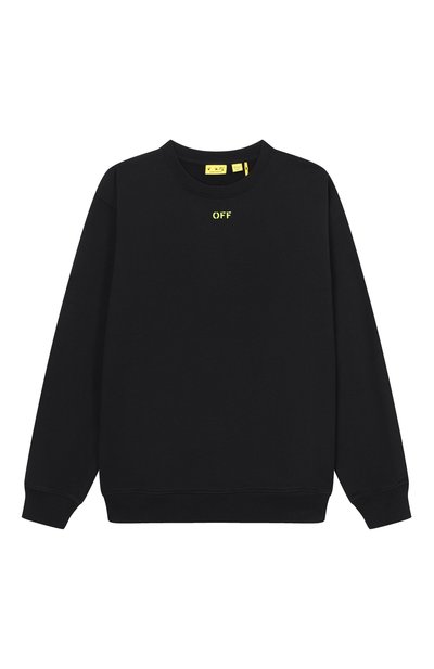 Хлопковый свитшот OFF-WHITE, арт. 0BBA001S26FLE003