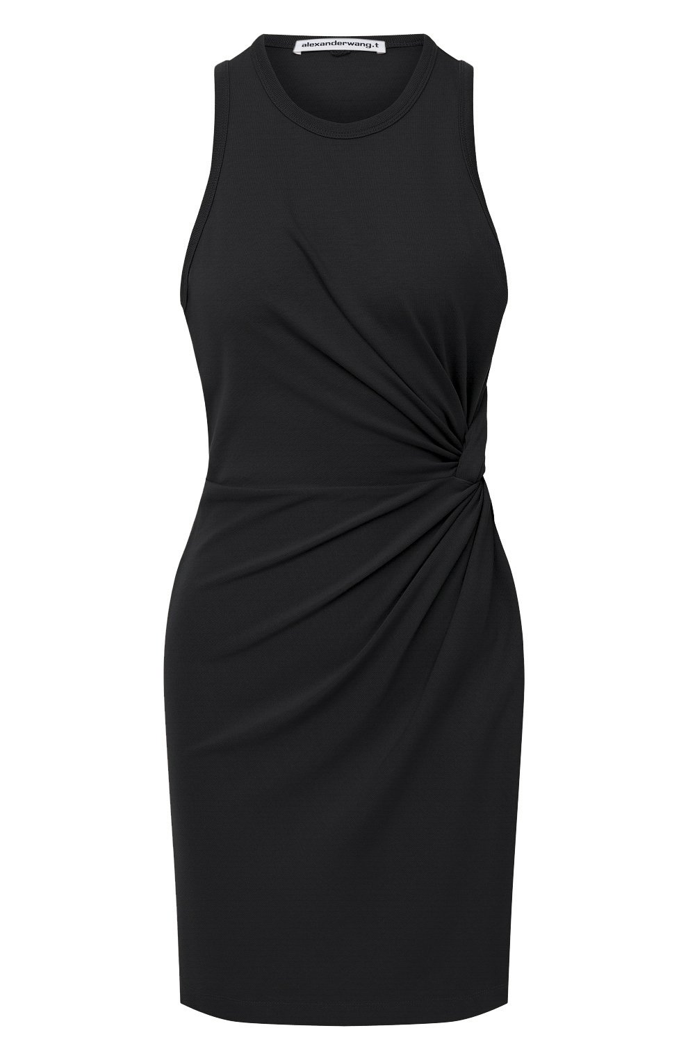 Платье из хлопка и вискозы ALEXANDERWANG.T черного цвета по цене 29900 руб., арт. 4CC2206058, фото 1 Платье из хлопка и вискозы ALEXANDERWANG.T, арт. 4CC2206058, фото 1