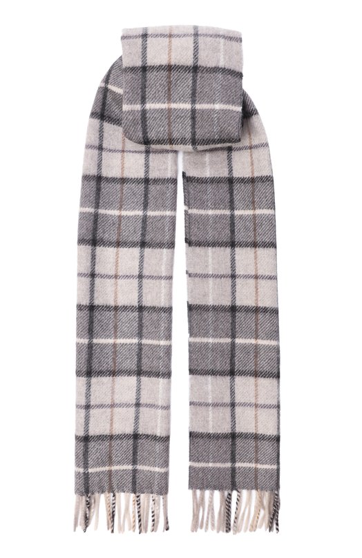 Кашемировый шарф Andrea Campagna 632443 Серый 632443